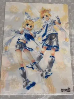 雪ミク スカイタウン クリアファイル リン レン