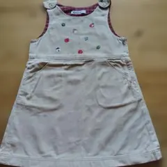 familiar 刺繍ジャンバースカート 110　ファミリア