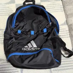 adidas バックパック 黒/青