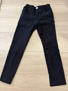 期間限定SALE キッズ ブラック ロングパンツ 長ズボンのサムネイル