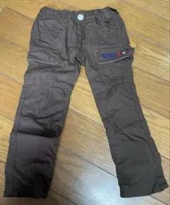 DOUBLE.B ブラウン カーゴパンツ 100センチ