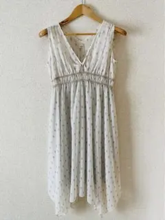 axes femme アクシーズファム ノースリーブ ワンピース ホワイト