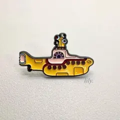 【ピンバッジ】ビートルズ イエロー・サブマリン The Beatles 音楽