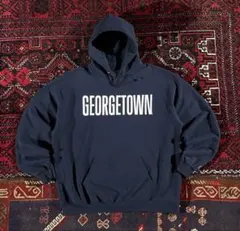 champion カレッジロゴ プルオーバー パーカー ネイビー XL