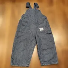 BEAMS mini デニム オーバーオール　90