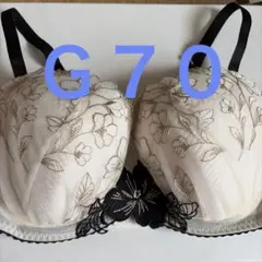 AMPHI ブラジャー G70 アイボリー 花柄刺繍のサムネイル