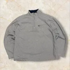 h*e様 90s オールドギャップ ジップフリース 紺タグ USメンズ グレーL