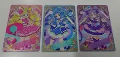 キミとアイドルプリキュア　キラキラカードグミ 〜バトンタッチ〜　3枚セット売り