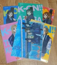 けいおん!!クリアファイル 6枚セット（おまけ付き）