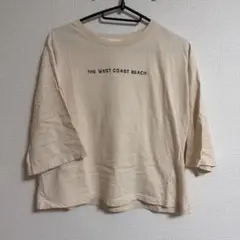 THE WEST COAST BEACH ロゴTシャツ ベージュのサムネイル