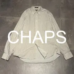 CHAPS ストライプ柄 長袖シャツ ボタンダウン XL相当のサムネイル