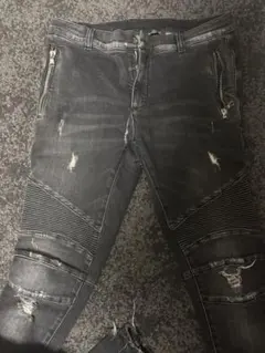 バルマン BALMAIN デニム 29 股下83cm 裾幅15cm スキニー - メルカリ