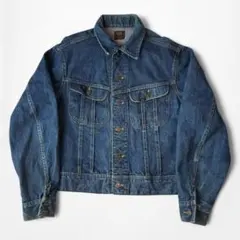 【早い者勝ち】　70s Lee バッドダイ　デニムジャケット 70s LEE USA製 バットダイデニム カバーオール ¥12800