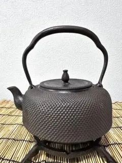 未使用品、付属品付 岩手県奥州水沢幸工芸 現代の名工 佐藤勝久造 平丸