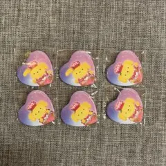 ピューロランド30周年衣装 ポムポムプリン 缶バッジ 6個セット