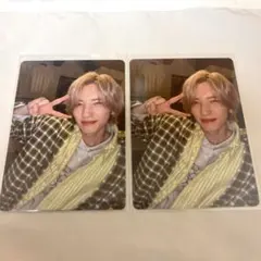 なにわ男子 HARD WORK 通常盤特典 道枝駿佑2枚セット