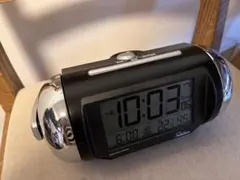 目覚まし時計　スーパーライデン　デジタル置時計 温度湿度表示