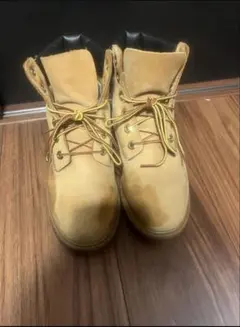 Timberland ベージュ ハイカットブーツ