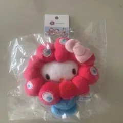 大阪万博会場限定　なりきりキティ　カラビナ付きマスコット　ミャクミャク