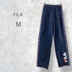 【FILA】　美品　トラックパンツ　ナイロンパンツ　ジャージ　ウエストゴムのサムネイル