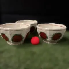 黒岩卓実 赤絵 金彩深鉢3枚セット - メルカリ