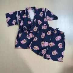 新品！こびとづかん　カクレモモジリ　甚平　100
