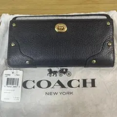 ［由美子 様 専用］COACH コーチ 長財布 未使用タグ付き 本革 レザー