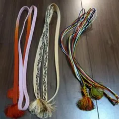 カラフルな帯締め3本セット