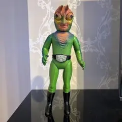 当時物 旧バンダイ 仮面ライダー 地獄サンダー キングサイズ ソフビ