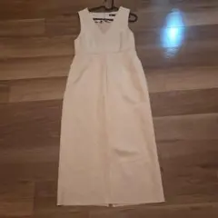 ZARA ロングワンピース ベージュ