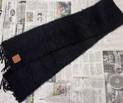 LOEWE スカーフ（モヘア＆ウール）　ブラック