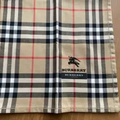 BURBERRY チェック柄ハンカチ コットン100%