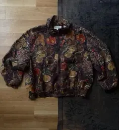 Westbound 80-90s silk zip jacket