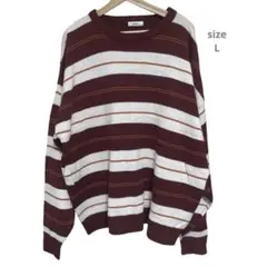 ユニセックスロングニット