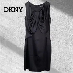 極美品 DKNY ダナキャランニューヨーク ロングワンピース ドレス M 