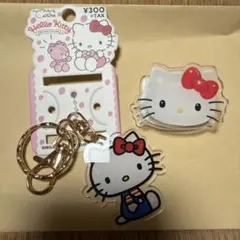 ハローキティ　アクリルキーホルダー　アクリルクリップ