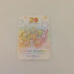 新品未使用　ダッフィーアンドフレンズ　20周年ステッカー　限定品　かわいい