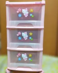 激レア アイリスオーヤマ ハローキティ 4段チェスト タンス Sanrio