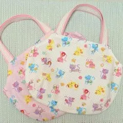 SALE　猫柄　ミニトートバッグ　セット　ハンドメイド