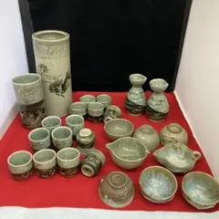乾山写定家詠十二ヶ月歌絵銘々湯呑み　幸泉窯　平泉謹製 乾山写定家詠十二ヶ月歌絵銘々湯呑み 幸泉窯 平泉謹製 - メルカリ