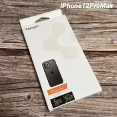 新品未使用spigen iPhone12ProMaxブラッククリスタルケースのサムネイル