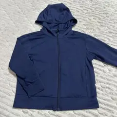 エアリズムUVフルジップパーカー110 ネイビー