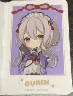 NIKKE and GALLERY コラボカフェ　フォトカード　紅蓮