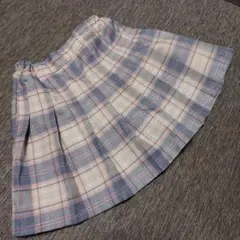 pinkhunt チェック柄 プリーツスカート