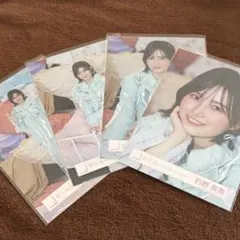 櫻坂46 的野美青　生写真　What's "KAZOKU" パジャマ衣装　コンプのサムネイル