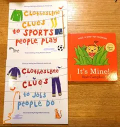 【美品】子供向け英語の絵本3冊セット