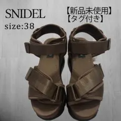 値下げしました！snidel⭐︎サンダル ナローストラップウェッジソール