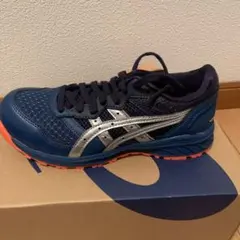 asics 安全靴レディース JSAA規格合格品 ネイビー サイズ23㌢ - メルカリ