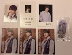 Snow Man 深澤辰哉 写真カード 6枚セット《お得》お守りキーホルダー付