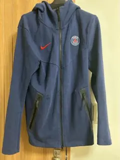 Nike PSG フード付きジャケット ネイビー テックフリース